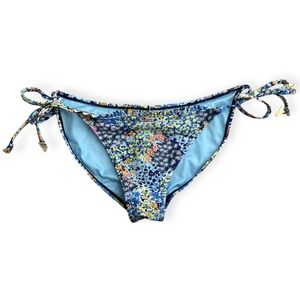 C&C California Floral Contemporary Coverage Swim Bottoms NWT